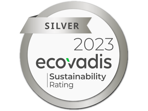 Srebny medal EcoVadis w 2023 r.
