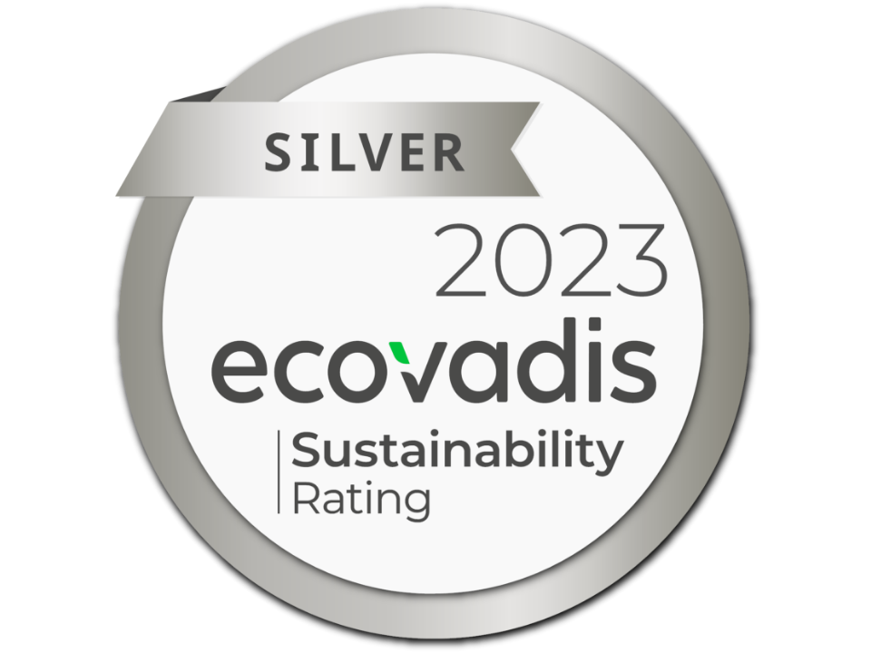 Srebny medal EcoVadis w 2023 r.