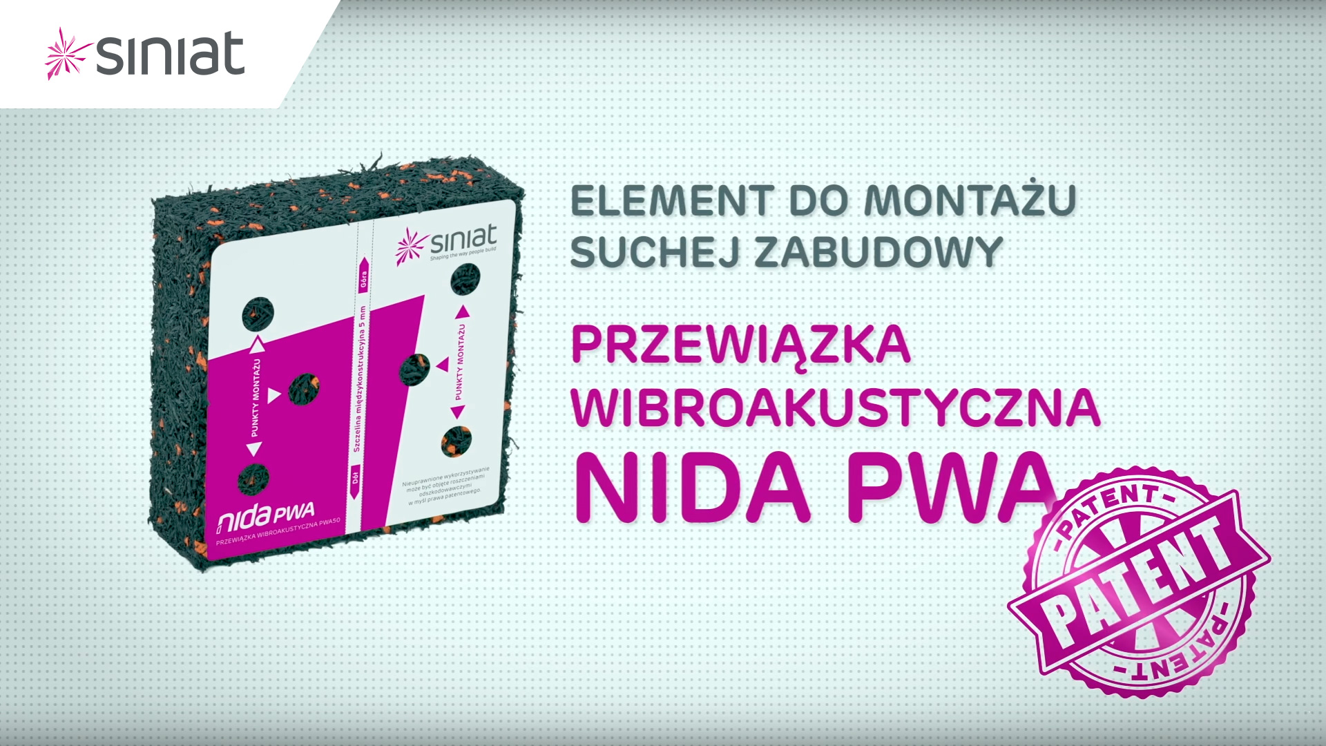 Jak zwiększyć izolacyjność akustyczną ścian dzięki NIDA PWA.