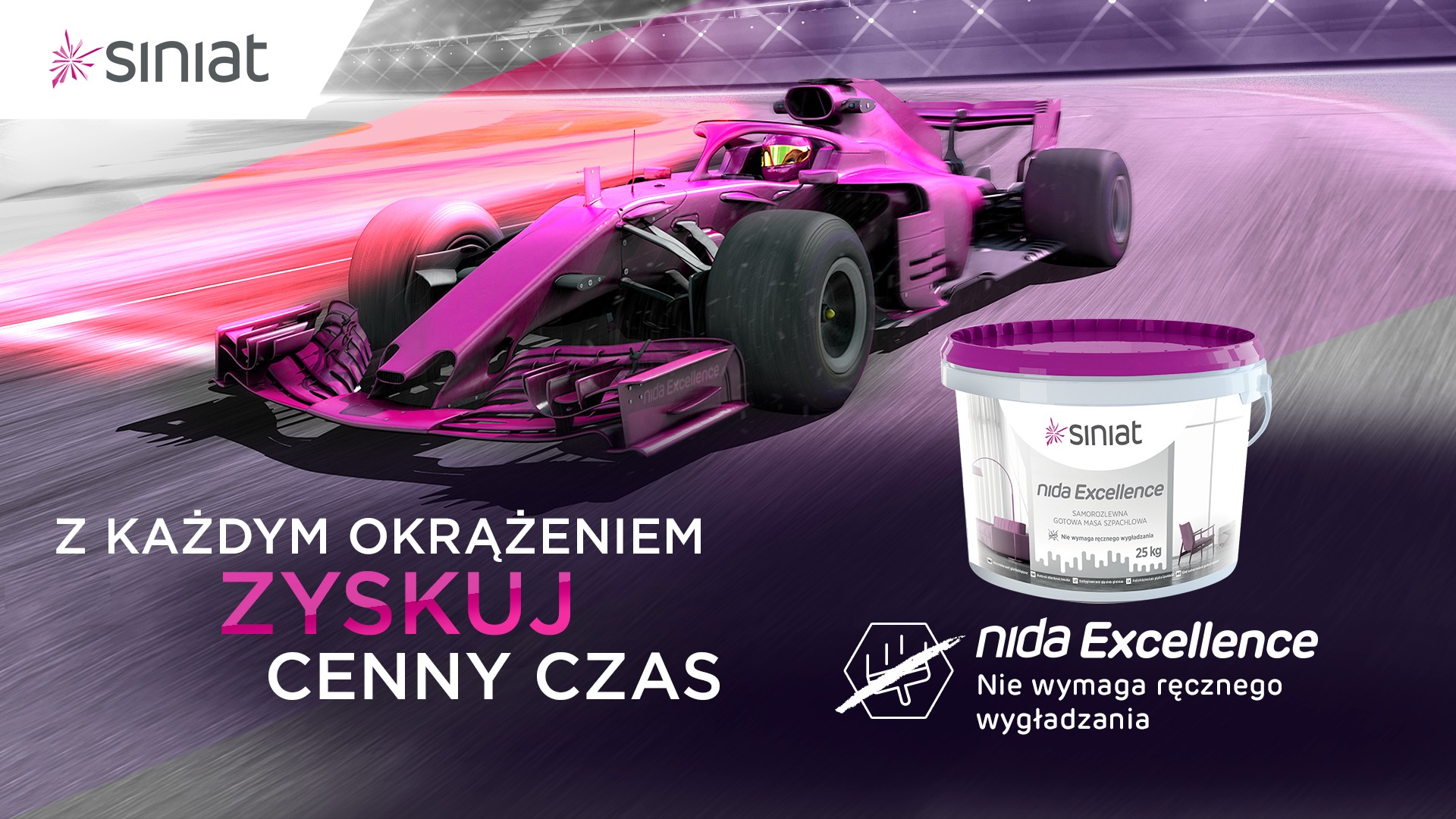 Samorozlewna gotowa masa szpachlowa Nida Excellence